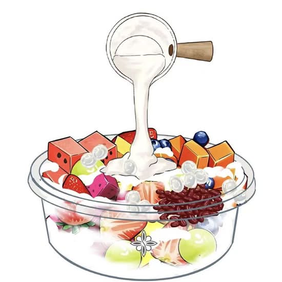 Coconut Milk Fruit Bowl 椰奶水果碗